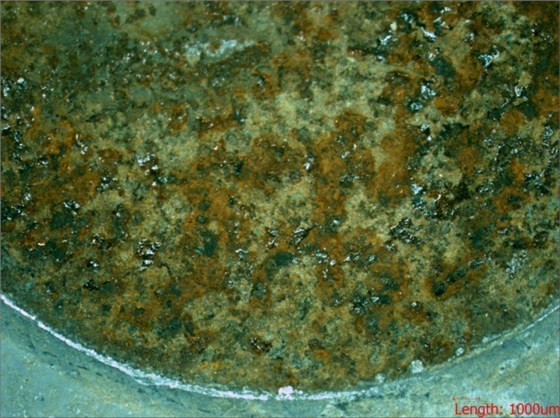 嚴(yán)重生銹的斷口形貌特征 嚴(yán)重生銹的斷口形貌特征