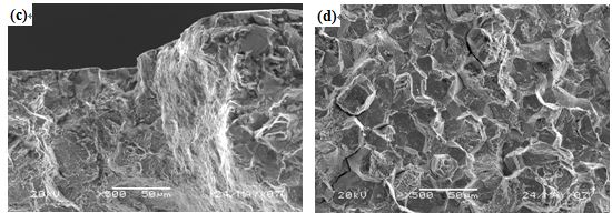 圖12-13 (c、d、e)斷口微觀形貌