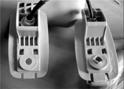 圖11 兩家供應(yīng)商的塑料件擰緊后對比 圖11 兩家供應(yīng)商的塑料件擰緊后對比